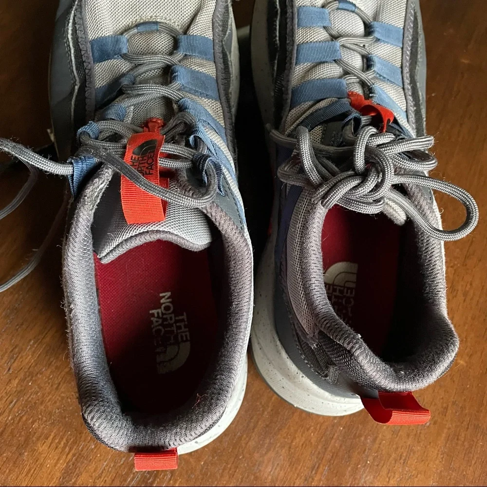 The North Face Grey & Blue Shoes Size 13